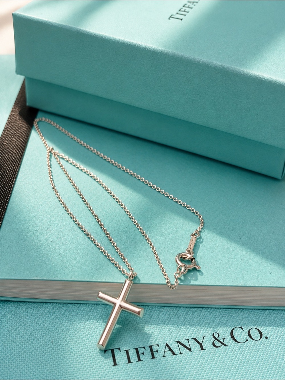 Authentic Tiffany & Co Paloma Picasso Cross Necklace